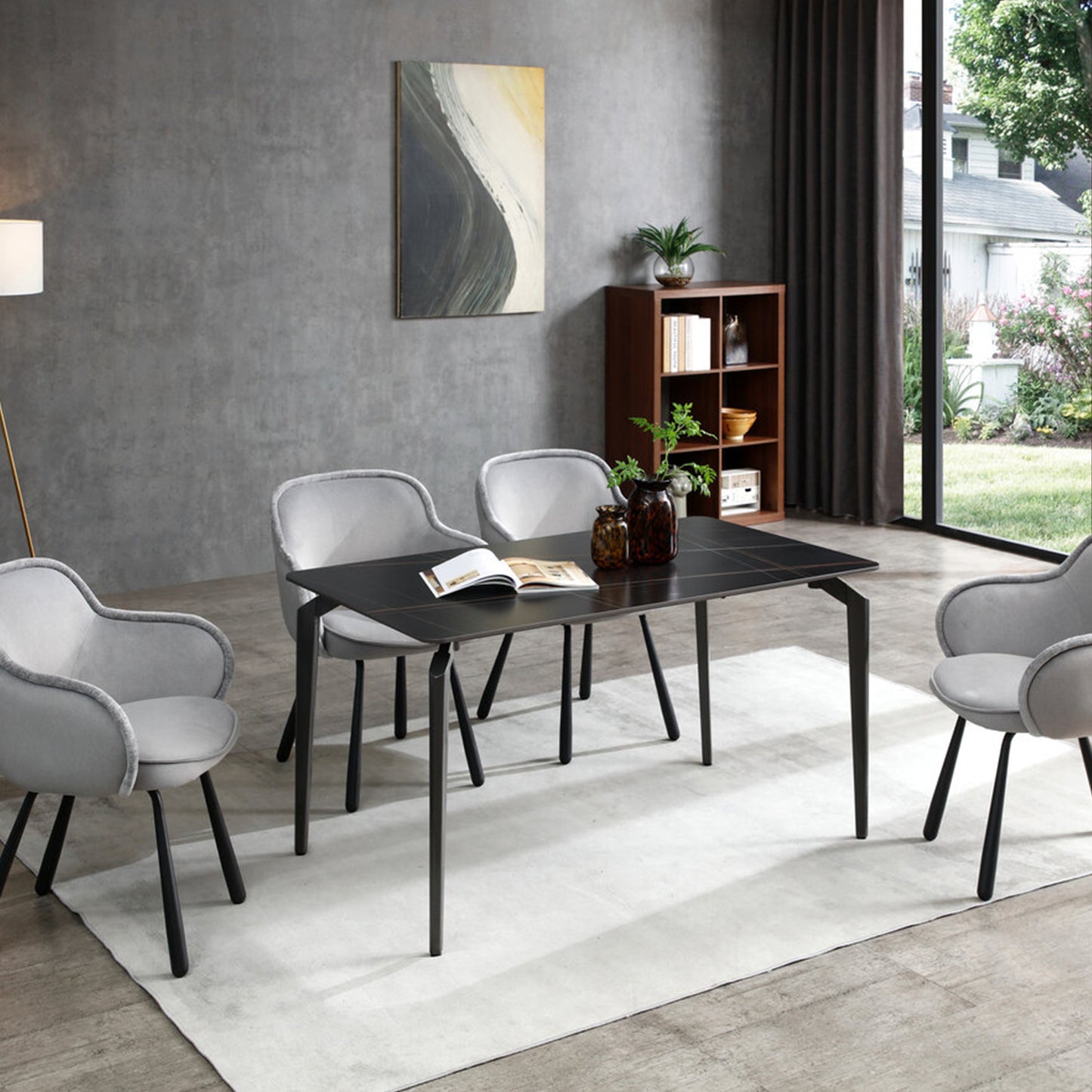 KAYO Rectangular Marble Dining Table