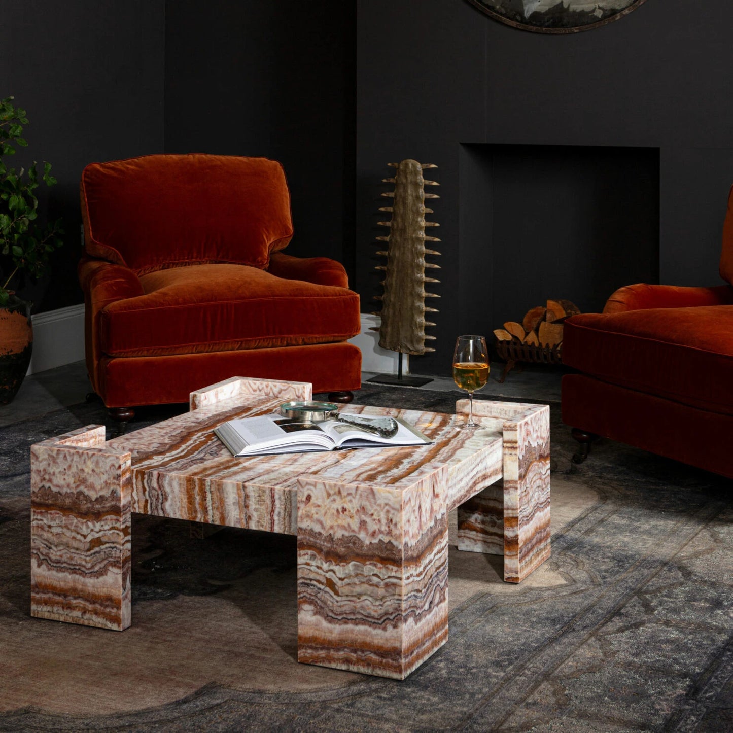 HARPER RED JADE Coffee Table